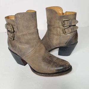  Lucchese Catalina Leather Ankle Western Boots 7.5